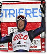 Fis World Cup Men's Slalom Alpine Skiing Canvas Print
