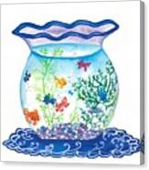 Fishbowl Aquarium Canvas Print