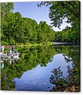 Fishing On The South Fork Canvas Print