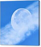Floating Full Moon In Cancer Canvas Print