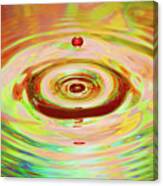 Floating Water Droplet_6540 Canvas Print