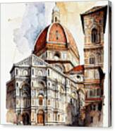 Florence Watercolor I Canvas Print