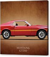 Ford Mustang Shelby Gt350 1969 Canvas Print