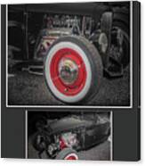 Ford Roadster Collage Canvas Print