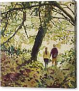 Forest Walk Canvas Print
