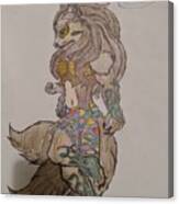 Forest Werewolf Canvas Print