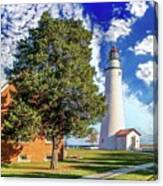 Fort Gratiot Lighthouse Img_3660 Canvas Print