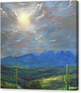 Four Peaks Morning Light, Arizona Canvas Print
