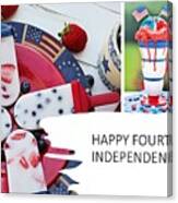 Fourth Of July Picnic Canvas Print