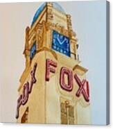 Fox Theater, Bakersfield,ca Canvas Print