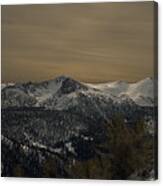 Freel Peak Avalanche,  Eldorado And Humboldt- Toiyabe National Forest, U. S. A. Canvas Print