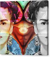 Frida Kahlo Art - Seeing Color Canvas Print