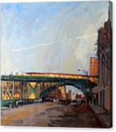 From W 125th St Broadway Subway Station Nyc Canvas Print