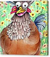Funky Chicken Canvas Print