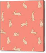 Funny Bunnies Canvas Print