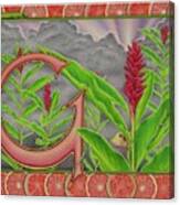 G Is For Gecko Canvas Print