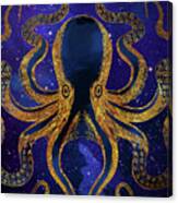 Galaxy Octopus Canvas Print