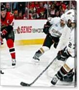 Game 4 - Anaheim Ducks V Ottawa Senators Canvas Print