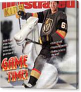 Game Time - Vegas Knights Mark Stone Issue Cover Canvas Print