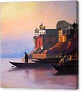 Ganges At Dawn Canvas Print