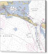 Gasparilla Island Florida, Noaa Chart 11425_1 Canvas Print