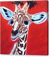 Gerry The Giraffe Canvas Print