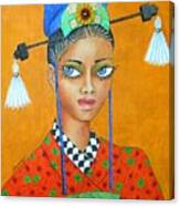 Ghanaian Geisha Canvas Print