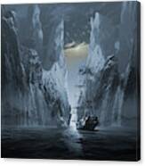 Ghost Ship Series The Lost Expedition Canvas Print