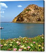 Gibraltar Of The Pacific-- Morro Rock Canvas Print