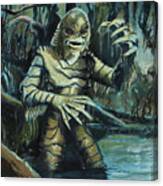 Gill-man - Creature From The Black Lagoon Canvas Print