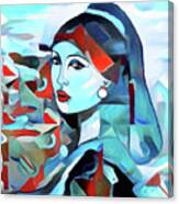 Girl With Pearl 002 Canvas Print