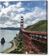 Golden Gate Perspective Canvas Print