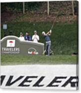 Golf: Jun 25 Pga - Travelers Championship - Final Round Canvas Print