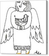 Good Angel Drawing Series 1 Canvas Print