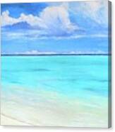 Grace Bay Colors Canvas Print