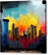 Graffiti  In  Mumbai  Photorealism  F1a96334  6b84  4d74  8a98  5f875d443b00 By Asar Studios Canvas Print