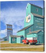 Grain Elevator, St. Albert, Alberta, Canada Canvas Print