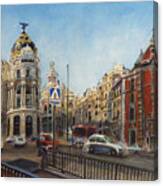 Gran Via, Madrid Iii Canvas Print