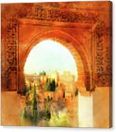 Granada, Alhambra - 07 Canvas Print