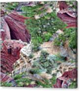 Grand Canyon Fractal Canvas Print