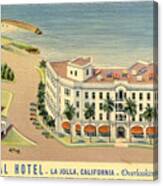 Grand Colonial Hotel - La Jolla Canvas Print