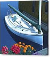 Granville Island Catboat Canvas Print