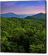 Grayson Highlands At Sunset Canvas Print