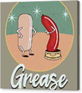 Grease - Alternative Movie Poster Canvas Print