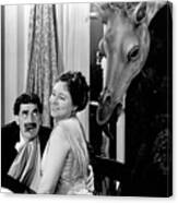 Groucho Marx And Margaret Dumont In At The Circus -1939-, Directed By Edward Buzzell. Canvas Print