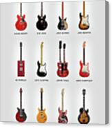 Guitar Icons No1 Canvas Print