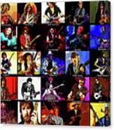 Guitar Stars Canvas Print