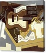 Guitar With Clarinet Canvas Print