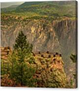 Gunnison Point Overlook  Black Canyon Of The Gunnison National Park Colorado Canvas Print