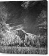 Half Dome In Infrared Canvas Print
